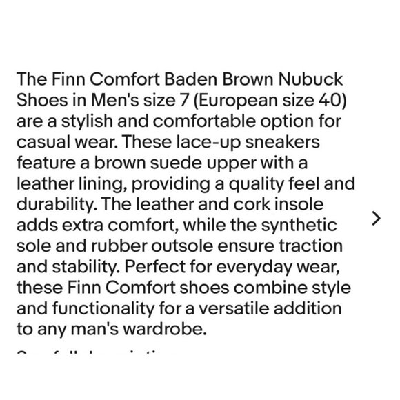 Finn Comfort Baden Brown Nubuck Lace-Up Shoes Mens Size 7 EU 40 Durable German main image 7